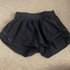 Black lululemon shorts